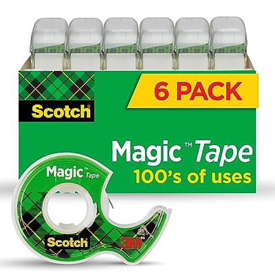 Scotch Magic Tape 810 Refill (3/4 in X 1500 in) 4 Rolls