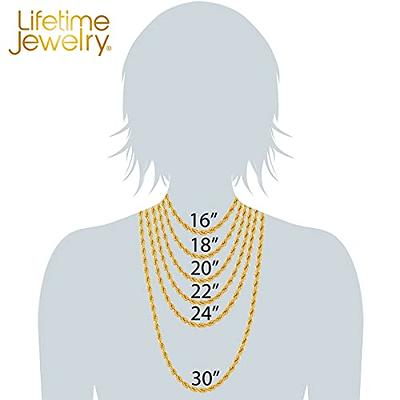 Lifetime Jewelry Cuban Link Chain Necklace