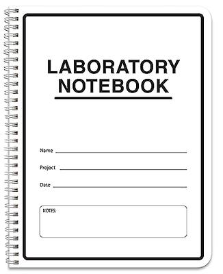 Lab Notebook 75 Carbonless Pages Spiral Bound (Copy Page Perforated)
