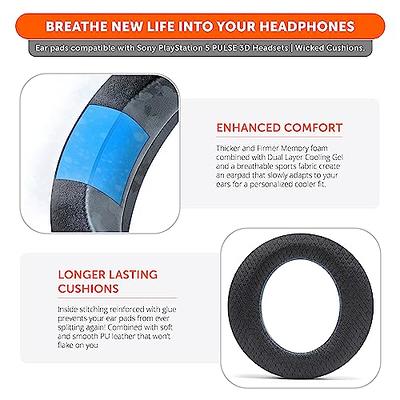 Pulse 3D Replacement Ear Pads Cooling Gel PS5 Headset Earpads, Upgrade Ear  Cushions Cups Accessories Replacement for Sony Playstation 5/PS5/Pulse 3D