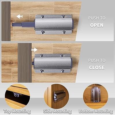 Jiayi Metal Cabinet Door Catches Heavy Duty 4 Pack Double Push to Open Door  Latch Touch Latches Kitchen Door Push Release Latch for Drawer Closure Push  Catch Press Out Cabinet Hardware 