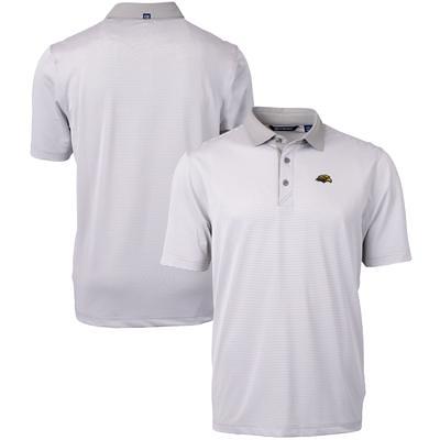 Philadelphia Eagles Cutter & Buck Virtue Eco Pique Micro Stripe Recycled  Polo - Gray/Black