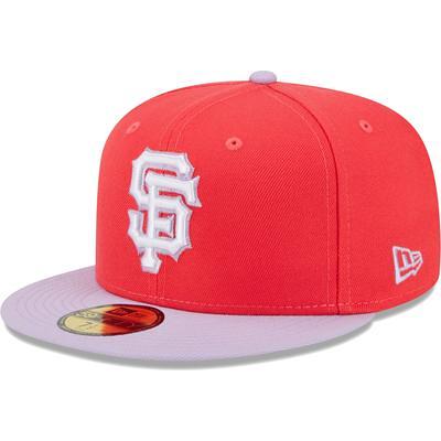 Oakland Athletics New Era Spring Color Two-Tone 59FIFTY Fitted Hat -  Red/Lavender