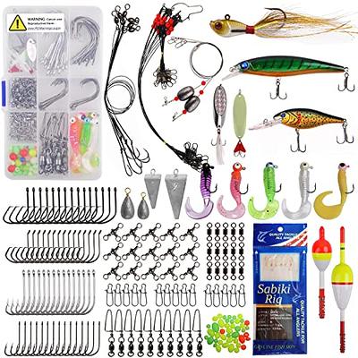 10 Packs Set OCEAN CAT Fishing Rigs with String Hooks Glow Fishing