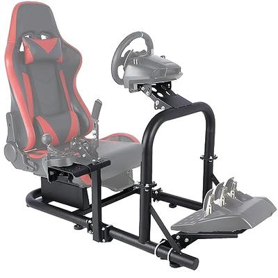 Stand-up Racing Simulation Cockpit with Seat fit for  Logitech/Thrustmaster/Fanatec G25,G29,G920,G923,T80,G  PRO,T300RS,TMX,T248X,Sim Racing Cockpit