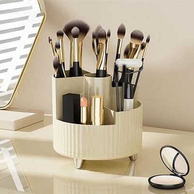 Makeup Brush Holder Organizer,360 Rotating Pencil Pen Holder Cup,5 Slot Make  Up Brushes Cup,desk Accessories