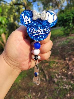 Baseball Badge Reel/Baseball Holder/Cute Gift/Retractable Id