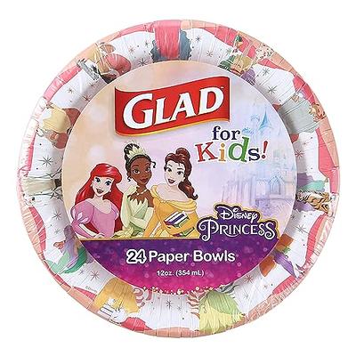 Glad for Kids Rocket Ship 12 oz Paper Snack Bowls with Lids, 20-Ct