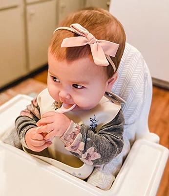 Baby Grasp Spoon Fork Set - Self-Feeding Looped Handle Spoon