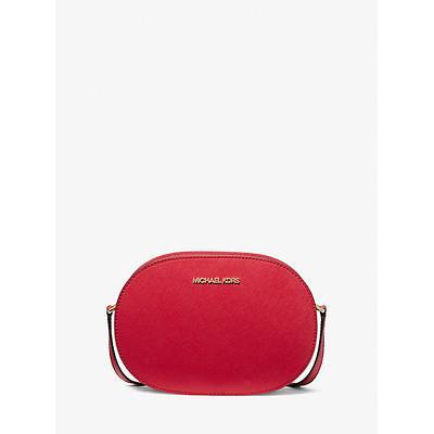 Michael Kors 'jet Set Travel' Saffiano Leather Top Zip Tote in Red