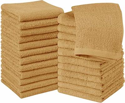 Arkwright Premium Weave Yarn Dyed Kitchen Towel Set (6 Pack), Cotton, 16x26, Cinnamon Red and White, Size: 3 Pack