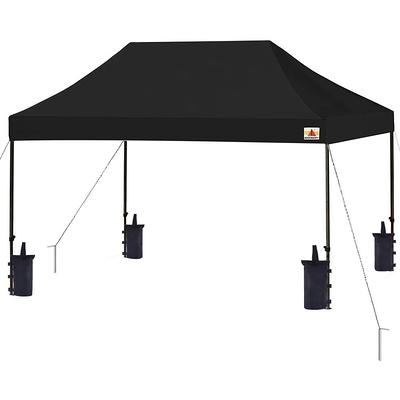  Kaen 10x10 Pop Up Canopy with Adjustable Height, Waterproof  and UV-Resistant Shelter, 10x10 FT Pop Up Canopy with 4 Side Walls Instant  Shade Canopy Tent for Outdoor Events, Camping and