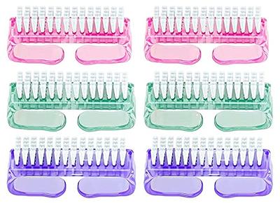 HANDLE GRIP NAIL BRUSH, FINGER & TOENAIL SCRUB CLEANING SET- 1 LARGE & 1  SMALL