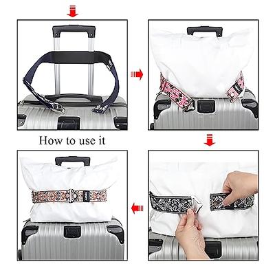 Travel Belt for Luggage Over Handle, Adjustable Travel Luggage