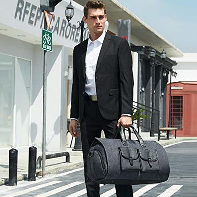 Carry-on Garment Bag Duffel Bag Suit Travel Bag Weekend Bag Flight Bag with  Shoe Pouch
