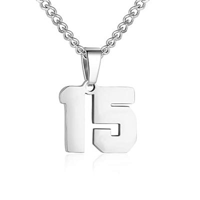  AIAINAGI Soccer Initial A-Z Letter Necklace for Boys