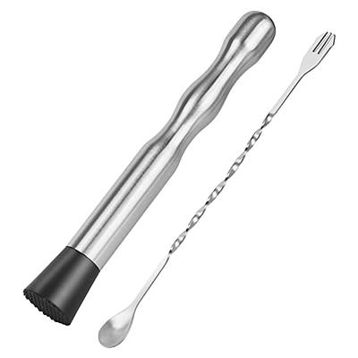 9 Stainless Steel OXO COCKTAIL MUDDLER - Bar Drink Mixer Tool