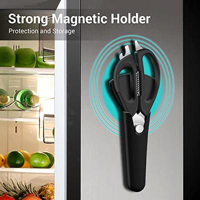 Kitchen Shears Multifunctional Come Apart with Magnetic Holder Ultra Sharp  Stainless Steel Kitchen Scissors - Yahoo Shopping