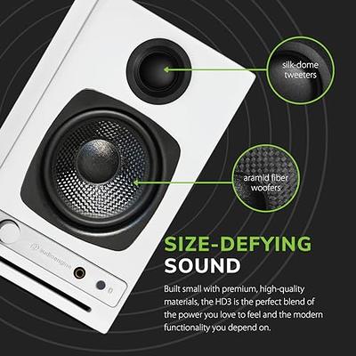 Audioengine HD3 Home Music System - Wireless Speakers with Bluetooth - 60W  Powered Computer and Desktop Speakers with aptX HD Bluetooth, AUX, USB,  RCA, 24-bit DAC - Yahoo Shopping