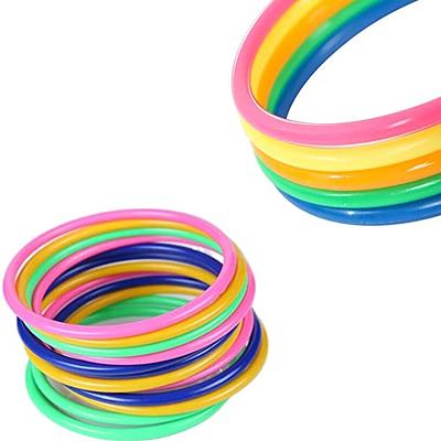 Great Choice Products 24Pcs Plastic Ring Toss Game Set Rings For