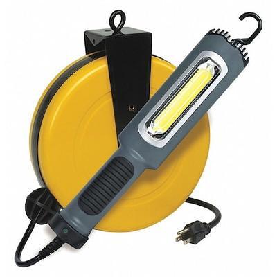 Retractable Cord Reel, 120V AC, Triple Tap Connector, 30 ft
