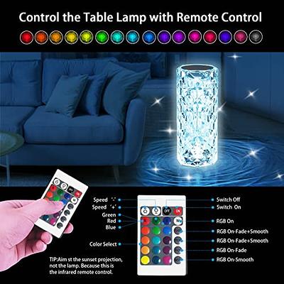 Crystal Diamond Lamp Remote Control, Rgb Table Lamp Remote Control