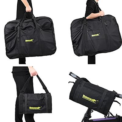 HUNTVP Bike Travel Bag Bicycle Transport Carrying Case with a Carry Bag for  26-29inch Folding Bike Foldaway Bicycle