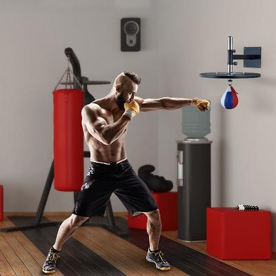 Reflex Bag Adjustable Free Standing Boxing Ball Speed Punching MMA GYM  Training