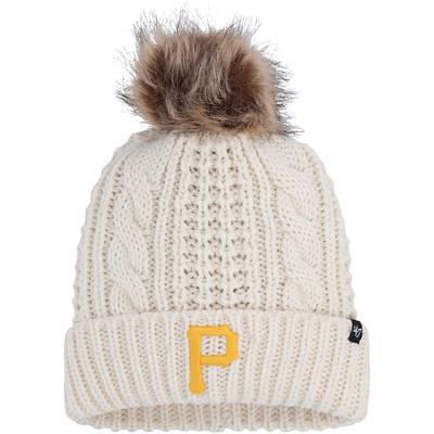 Pittsburgh Steelers '47 Women's Logo Meeko Cuffed Knit Hat with Pom - Black