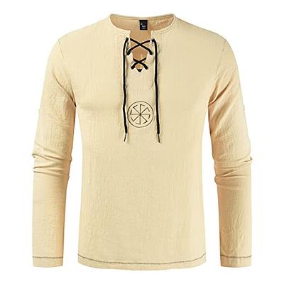 Mens Renaissance Shirt Men, Medieval Shirt Middle Ages