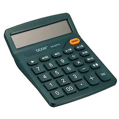 Mechanical Calculator 12 Digit Extra Large 5-Inch LCD Display