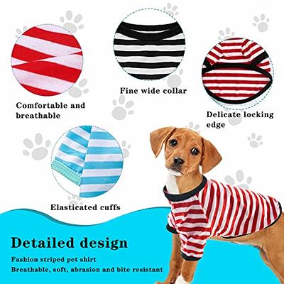 Pet Clothes Denim Dog Jeans Striped or Grid Jumpsuit Overall Hoodie Coat  for Small Medium Puppy Cat