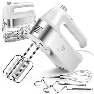  Bear Hand Mixer Electric, 5 Speed with Turbo Powerful Electric  Hand Mixer with Storage Base, 4 Stainless Steel Accessories, Easy Eject:  Home & Kitchen