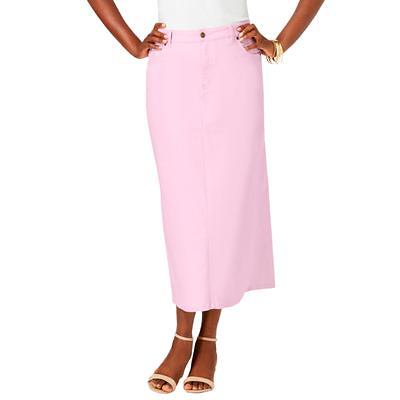 Jessica London Women's Plus Size Wrinkle Resistant Pull-On Elastic Knit  Maxi Skirt