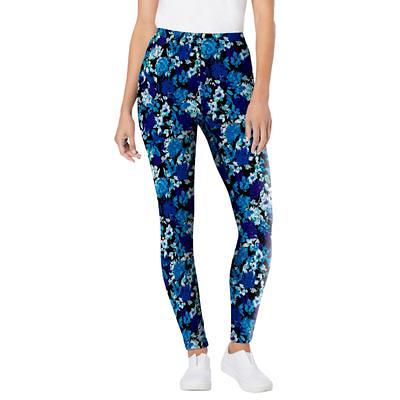 Plus Size Women's Stretch Cotton Printed Legging by Woman Within in Black  Watercolor Flowers (Size 3X) - Yahoo Shopping
