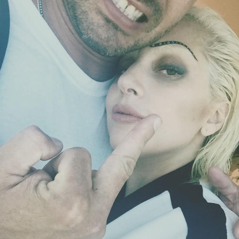 Lady Gaga Poses for Taylor Kinney In Nude Bodysuit, Gushes Over Alexander McQueen Heels