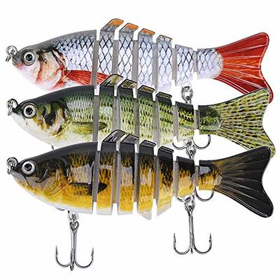  Fishing Lures Kit Hard Bait Set Minnow Crankbait Jerkbaits  Swimbaits Popper Pencil Artificial Fishing Bait Kit for Bass Trout Walleye  Redfish Saltwater Freshwater Fishing Lure : Sports & Outdoors