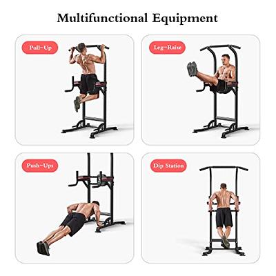 Wesfital Pull Up Bar Dip Bar Dip Station Power Tower Dip Stand