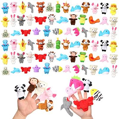  20 PCS Cute Finger Puppets Toys,Monster Stretchy