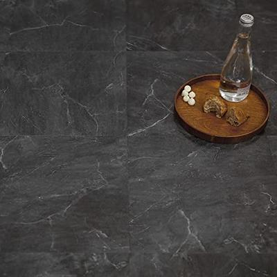 VaryStyle 20 Pcs Grey Marble Tile Stickers Peel and Stick Wall Tiles  12x12 Stick on Tile for Bathroom Shower Tile Waterproof Vinyl Flooring  Self