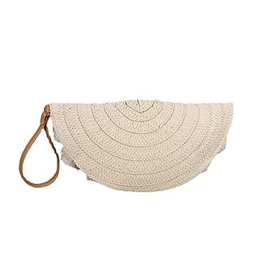 Freie Liebe Straw Beach Bag for Women Summer Woven Tote Bag Shoulder  Handbags