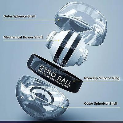 ACELETE Auto-Start 2.0 Power Ball Gyro Ball Forearm Exerciser Wrist  Strengthener for Stronger Arm Wrist Bones and Muscle Blue