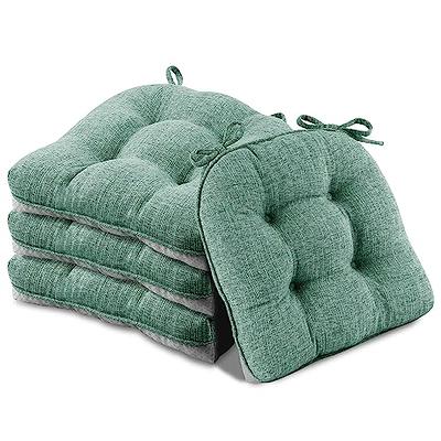 Gorilla Grip Tufted Memory Foam Chair Cushions, Set of 4