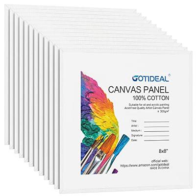 PHOENIX Painting Canvas Panels 16x20 Inch, 6 Value Pack - 8 Oz Triple  Primed 100% Cotton Acid Free Canvases for Painting, White Blank Flat Canvas  Boards for Acrylic, Oil, Watercolor & Tempera Paints - Yahoo Shopping