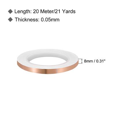 Copper Foil Tape 1.97 Inch x 21 Yards 0.05 Thick Double Sided for  Electronics