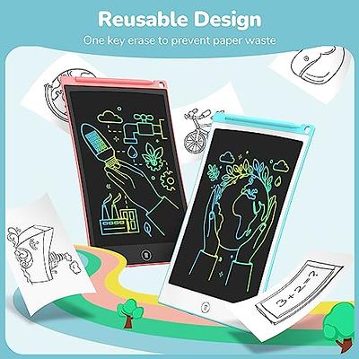 3Pack LCD Writing Tablet for Kids, 8.5 Inch Colorful Doodle Board Drawing  Pad for Kids, Drawing Tablet Girl Toys Age 4-5, Educational Kids Toy