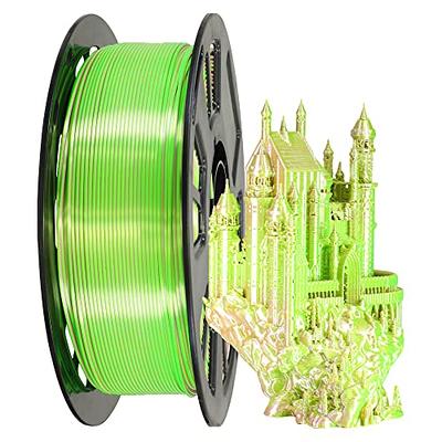 MIKA3D 6-Pack 1.75mm Dual Color Silk PLA 3D Printer Filament