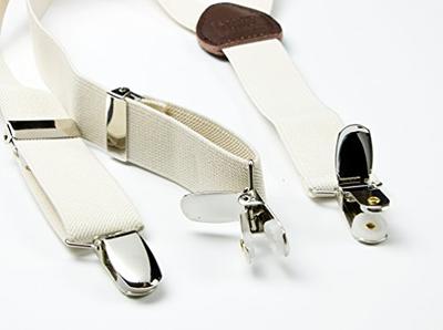 Men's Linen Blend Suspenders and Bow Tie Set – SPRING NOTION