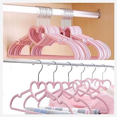 Osto 20 Pack Premium Velvet Hangers With Clips, Non-slip Pants