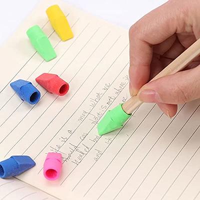 Pencil Top Erasers, Eraser Caps Assorted Colors Pencil Eraser Toppers for  Kids Student Writing Painting Correction Supplies(10pcs)